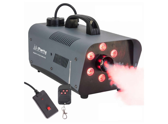 Party Light & Sound Máquina De Fumos 1200w 6 Leds 3w Rgb Dmx Party Light & Sound Máquina De Fumos 1200w 6 Leds 3w Rgb Dmx
